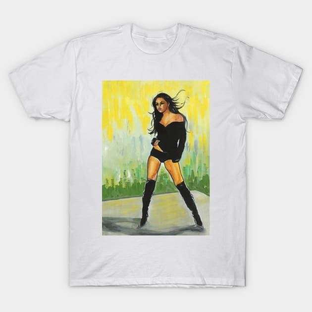 Mila Kunis T-Shirt by Svetlana Pelin